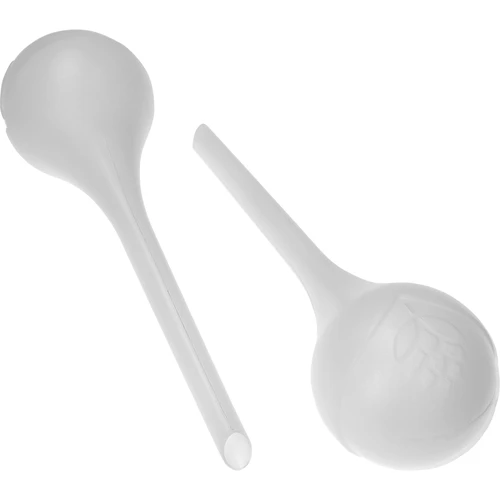 Bewateringsbollen voor planten, witte halfdoorzichtige, 400 ml, 4 stuks - 2 ['gietersbollen', ' bloemenbewateringsdispenser', ' voor het bewateren van bloemen', ' bloemenbevochtigers', ' bloemenbewatering', ' plantenbewatering', ' potbewateraars', ' voor het bewateren van bloemen', ' voor kamerplanten', ' bewateringssysteem', ' gietersbol', ' waterdispenser voor potten', ' bollen voor planten', ' dispenser voor planten', ' plantenbewatering', ' gietersbol', ' witte gietersbollen']