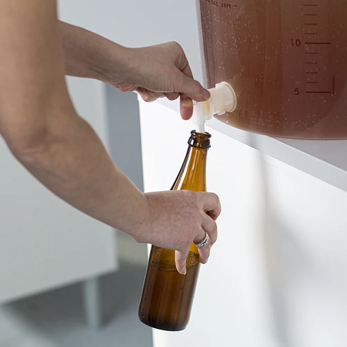 Bierfles 0,5 L - krimpverpakking 8 stuks - 7 ['bierflessen', ' bierflessen', ' voor koolzuurhoudende dranken', ' krimpverpakking flessen', ' voor cider', ' voor cider', ' glazen flessen', ' brouwflessen', ' fles 500 ml']