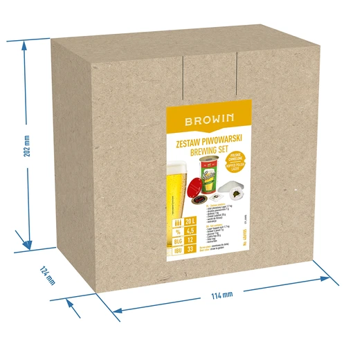 Bierset - Poolse gehopte, 20 L - 7 ['lagerbier', ' blond bier', ' huisgemaakt bier', ' hoe bier te maken', ' bierbrouwset', ' bier van brewkit', ' coopers bier', ' glucose voor bier', ' bier hoppen']