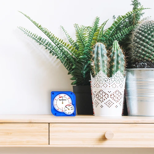 Bimetaal binnen thermometer met hygrometer (-20 tot +50°C), blauw - 5 ['binnen thermometer', ' kamerthermometer', ' thermometer voor binnen', ' huiskamerthermometer', ' thermometer', ' thermometer met duidelijke schaal', ' thermometer met hygrometer', ' bimetaalthermometer', ' bimetaalthermometer met hygrometer', ' blauwe thermometer', ' thermometer om neer te zetten', ' thermometer om op te hangen', ' goede thermometer', ' weerstation', ' multifunctionele thermometer']