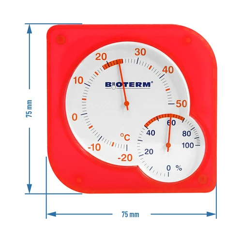 Bimetaalthermometer voor binnen met hygrometer (-20 tot +50°C) mix - 6 ['binnen thermometer', ' kamertemperatuurmeter', ' thermometer voor binnen', ' huistemperatuurmeter', ' thermometer', ' kamertemperatuurmeter', ' thermometer met duidelijke schaal', ' thermometer met hygrometer', ' bimetaalthermometer', ' bimetaalthermometer met hygrometer']