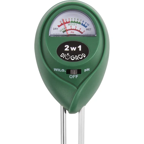 Bodemtester 2-in-1 - pH, vochtigheid - 3 ['bodemtester 2-in-1', ' bodemtester met ph-meter', ' pH-meter', ' vochtigheidsmeter voor grond', ' bodemtester bio-tuin', ' bio-tuin tester', ' ph-meter voor grond']