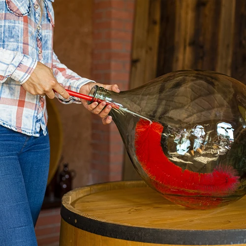 Borstel voor het wassen van ballonnen - GEBOGEN - 3