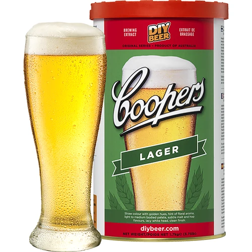 Brewkit Coopers Lager  - 1 ['lager', ' licht', ' lichte lager', ' bier', ' brewkit']