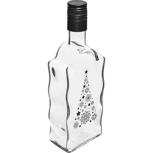 Butelka Klasztorna 500 ml z zakrętką, nadruk „Choinka", 1 szt.