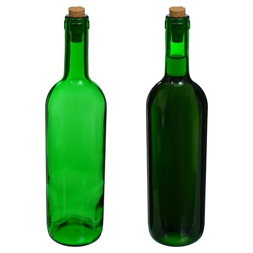 Butelka na wino 0,75 L zielona - zgrzewka 8 szt. - 5