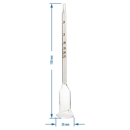 Capillaire wijnmeter voor het meten van alcoholgehalte - 2 ['wijnmeter voor wijn', ' capillaire wijnmeter', ' wijnmeter voor witte wijnen', ' wijnmeter voor droge wijnen', ' meting van alcoholgehalte', ' meting van alcoholgehalte in wijn', ' meting van alcoholconcentratie', ' alcoholgehalte-indicator', ' alcoholgehaltemeter', ' alcoholmeter voor wijn', ' alcoholconcentratiemeter']