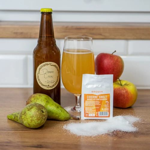 Cidergist Ciderini Sweet, 5 g - 2 ['gist voor cider', ' gist voor appelcider', ' gist voor perencider', ' gist voor zoete cider', ' gist voor halfzoete cider', ' appelcider', ' perencider']