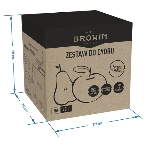 Ciderkit 20 L - 13 ['cadeau', ' ciderkit', ' complete ciderkit', ' kit met waterslot', ' kit met fermentatiecontainer', ' cider maken', ' kit voor 20 L cider']