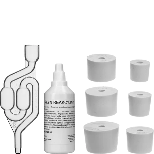 Cilinderkoppakking tester - 6 adapters, 100 ml vloeistof