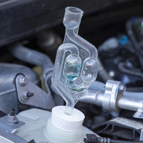 Cilinderkoppakking tester - 6 adapters, 100 ml vloeistof - 6