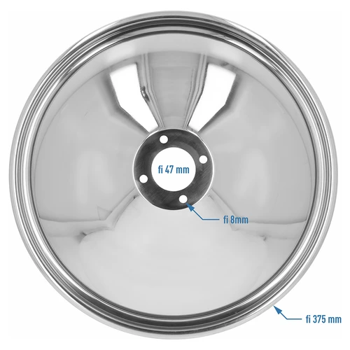 Convex-deksel 30 L voor stalen container - 4