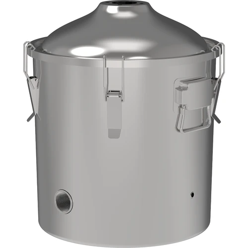 Convex-deksel 30 L voor stalen container - 5
