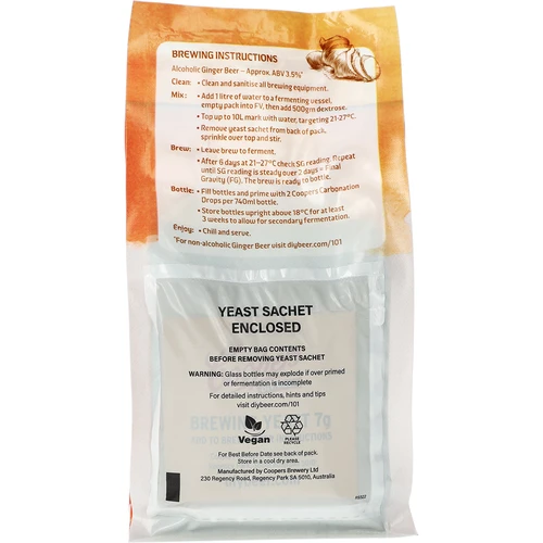 Coopers concentraat voor het brouwen van Ginger Beer, 0,5 kg - 3