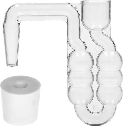 Dama 5 L met schroefdop, kurk en waterslot – 4 stuks - 6