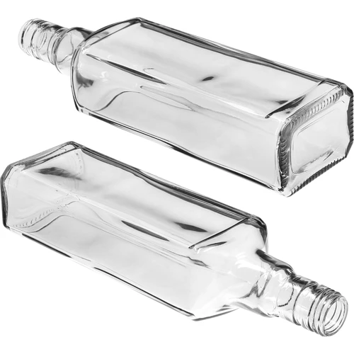 Decoratieve fles TYNKTURA 0,5 L, met lange zwarte schroefdop Ø 28 mm, 1 stuk. - 4