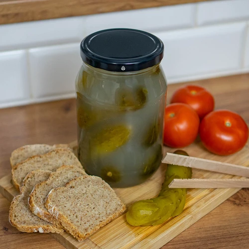 Deksel fi 100 zwart - 10 stuks - 8 ['deksels voor potten', ' deksels fi 100', ' goede deksels voor potten', ' deksels voor potten', ' doppen voor potten', ' twist-off deksels', ' deksel voor pot', ' zwarte deksels voor potten']