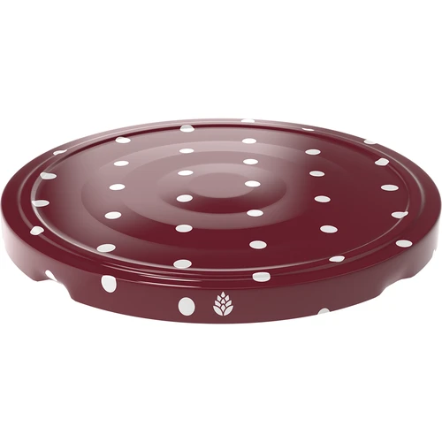 Deksel fi 66/4 stippen mix - 10 stuks. - 6 ['deksel voor pot', ' klikdeksels', ' deksels voor potten', ' TO deksels', ' twist-off deksels', ' deksels fi 66', ' deksels met stippen', ' deksels met stippen', ' deksels fi 66', ' deksels met 4 haken', ' browin deksels', '']