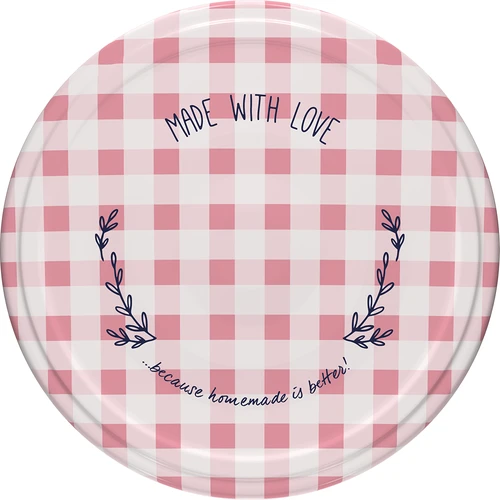 Deksel fi 66 ruit - 10 stuks - 4 ['voor wecken', ' voor potten', ' deksel', ' deksels', ' voor wecken', ' zelfgemaakte jam', ' dop', ' doppen', ' fi 66', ' fi66']