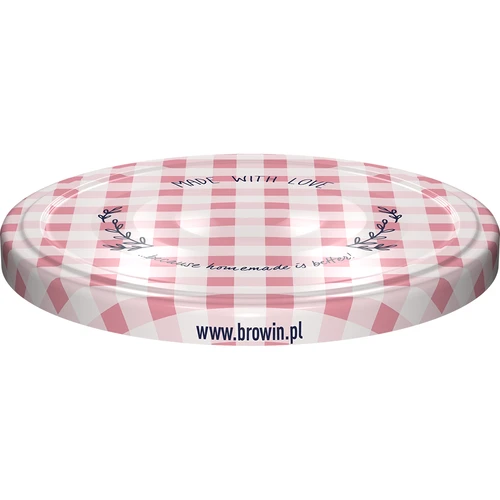 Deksel fi 66 ruit - 10 stuks - 5 ['voor wecken', ' voor potten', ' deksel', ' deksels', ' voor wecken', ' zelfgemaakte jam', ' dop', ' doppen', ' fi 66', ' fi66']