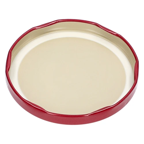 Deksel fi 82/6 bordeaux - 10 stuks - 3 ['deksels voor potten', ' deksel 6 haken', ' doppen', ' deksels', ' bordeaux deksel', ' deksel voor pot', ' doppen voor potten', ' deksel voor pot', ' deksels voor potten fi 82', ' deksels voor potten 6 haken', ' twist-off deksels', ' TO deksels', ' bordeaux deksels voor potten', ' deksel met klik', ' deksel voor pasteurisatie']