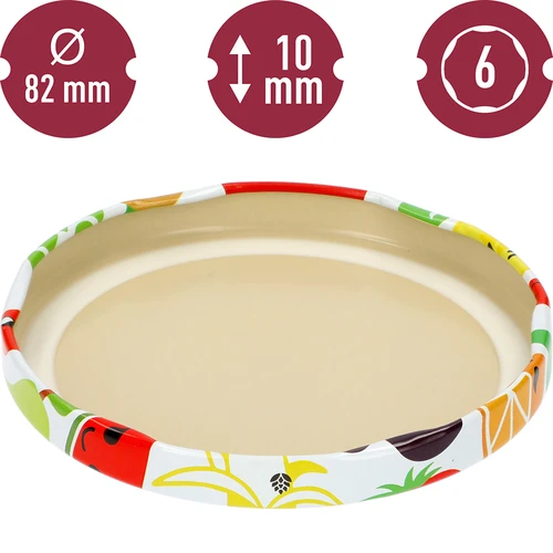 Deksel fi 82/6 fruit - 10 stuks - 4 ['doppen', ' deksels', ' deksel', ' potdeksel', ' potdeksels', ' deksels voor potten', ' deksel voor pot', ' doppen', ' dop', ' deksel', ' deksels', ' deksel voor pot', ' deksels voor potten', ' deksel pot', ' ongewone deksels voor potten', ' deksels voor potten met klik', ' deksels', ' deksels voor potten fi 82', ' deksels fi 82', ' deksels fi82', ' twist-off deksels', ' TO deksels']