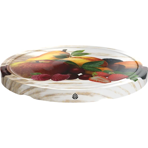 Deksel fi 82/6 fruit op witte achtergrond - 10 stuks - 2 ['deksels voor potten', ' schroefdoppen voor potten', ' deksels voor potten', ' fruitdeksels', ' deksels met fruit', ' decoratieve deksels voor potten', ' deksels', ' deksels met 6 klemmen', ' deksels met klik', ' deksels voor jam', ' deksels voor confituren', ' deksels voor compotes']