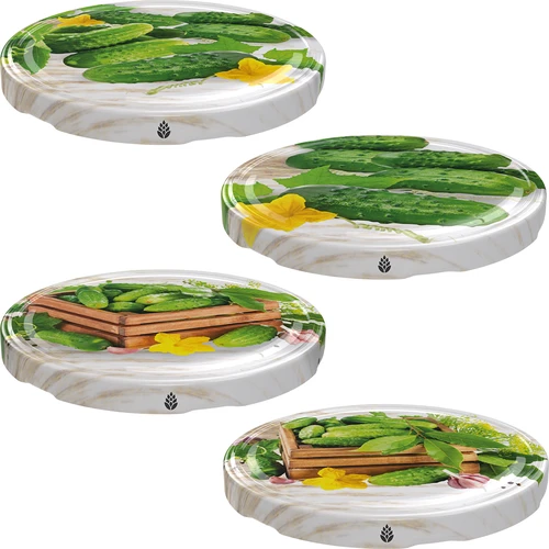 Deksel fi 82/6 komkommers 2 - 10 stuks - 6 ['doppen', ' potdeksel', ' potdeksels', ' deksels voor potten', ' deksels op potten', ' deksel voor pot', ' ingelegde komkommers', ' augurken', ' pickles']
