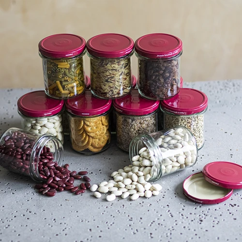 Deksel fi82/6 bordeaux - 750 stuks - 4 ['deksels voor potten', ' deksel 6 klemmen', ' doppen', ' deksels', ' bordeaux deksel', ' deksel voor pot', ' doppen voor potten', ' deksel voor pot', ' deksels voor potten fi 82', ' deksels voor potten 6 klemmen', ' twist off deksels', ' TO deksels', ' bordeaux deksels voor potten']