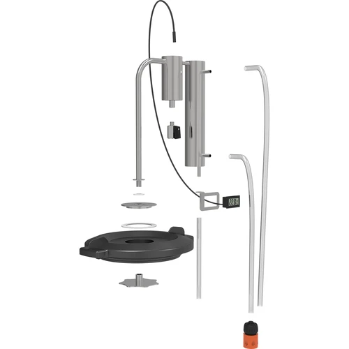 Destilleerapparaat voor keukenrobot - 4 ['destilleerapparaat Browin', ' destilleerapparaat voor keukenrobot', ' destilleerapparaat met koeler en opvangvat', ' destillatie met keukenrobot', ' destillatie met keukenmachine', ' zuivere distillaat', ' distilleerset', ' distilleerset voor uitbreiding', ' extra gebruik van keukenrobot']