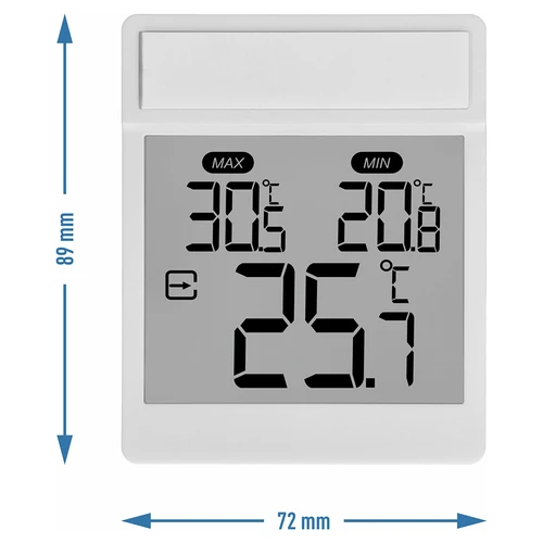 Digitale buitenraamthermometer, zelfklevend, merk Soens - 7