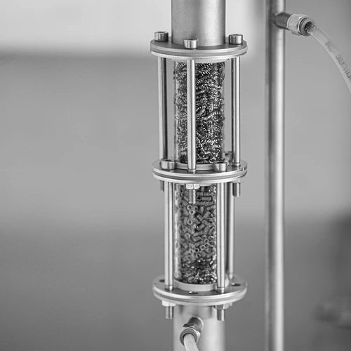 Distilleerder module - kijker - fi 48,3mm lengte 100mm - 6 ['distillatie kijkglas', ' distilleerder kijkglas', ' roestvrijstalen kijker', ' zaklamp voor distilleerder', ' zaklamp kijker', ' gin', ' aromatisering van distillaten', ' zaklamp']