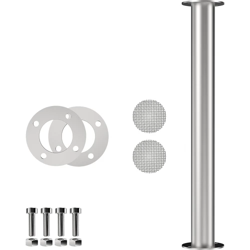Distilleerdermodule - connector - fi 48,3 mm lang 500 mm - 3 ['destillatiemodule', ' distilleerder', ' destillatie', ' connector', ' hoe te destilleren', ' katalytisch filter']