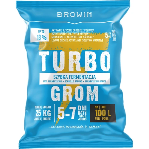 Distilleergist Turbo Grom 5-7 dagen 100L  - 1 