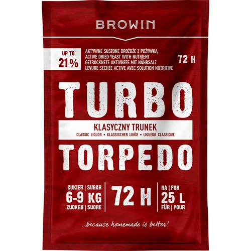 Distilleergist Turbo Torpedo 72u 21% - 120 g  - 1 