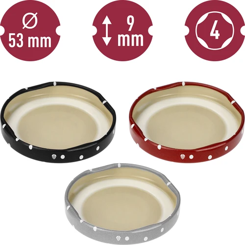 Dop fi 53 stippen mix - 10 stuks. - 10