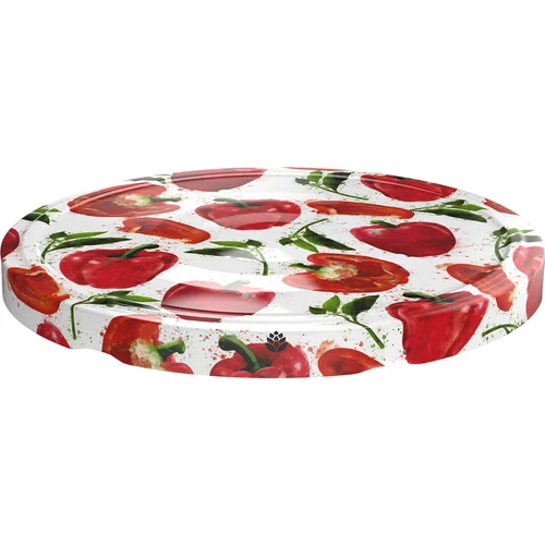 Dop fi 82/6 paprikatekeningen - 10 stuks. - 2 ['doppen 82/6', ' doppen met paprika', ' doppen voor conserven', ' doppen voor potten', ' decoratieve doppen', ' decoratieve doppen', ' doppen met opdruk', ' ingelegde paprika', ' gefermenteerde paprika']