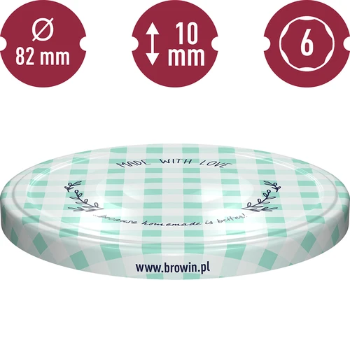 Dop fi 82/6 ruit - 10 stuks - 10