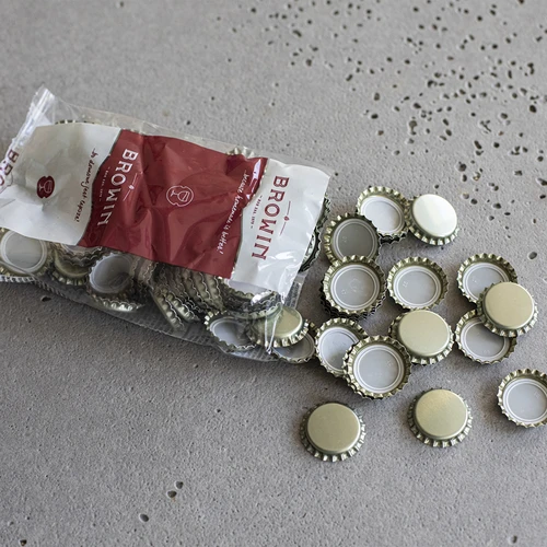 Doppen fi 26 mm - 100 stuks - 2 ['doppen', ' flesdoppen', ' bierdoppen', ' doppen allegro', ' metalen doppen', ' doppen plaatsen', '']