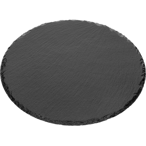Draaiplateau van leisteen fi30cm - 3 ['serveerplank', ' serveerset op draaiplateau', ' kaasplank', ' vleeswaren en snacks plank', ' serveerplank', ' draaiplank', ' draaiplateau', ' serveerplateau', ' serveersteen', ' leisteenplaat voor sushi', ' sushiplank', ' fingerfood plaat', ' serveerplateau', ' serveerplank.']