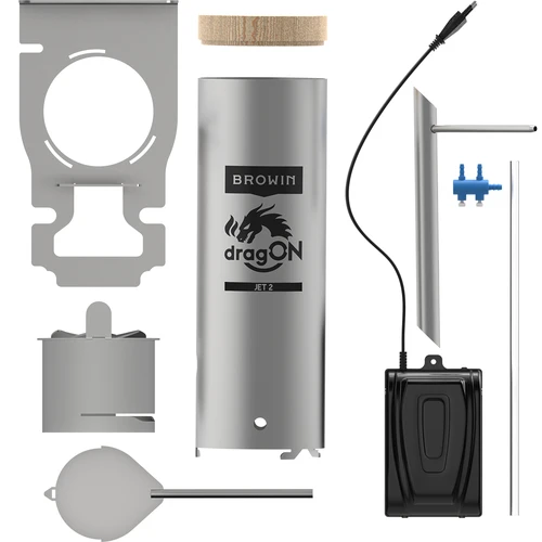 dragON set voor rookovens - IQ-modules met Wi-Fi en JET 2 LONG rookgenerator met aslade - 7