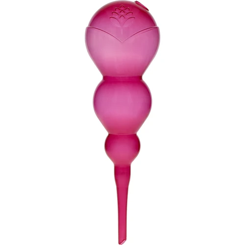 Drievoudige bewateringsbal (driekamer), transparant roze, 600 ml  - 1 ['bewateringsballen', ' bloemenbewateringsdispenser', ' voor het bewateren van bloemen', ' bloemenbevochtigers', ' bloemenbewatering', ' plantenbewatering', ' potbewateraars', ' voor het bewateren van bloemen', ' voor kamerplanten', ' bewateringssysteem', ' bewateringsbal', ' waterdispenser voor potten', ' plantenballen', ' plantendispenser', ' plantenbewatering', ' bewateringsbal', ' drievoudige bewateringsballen', ' decoratieve plantenbewateraars', ' praktische bewateringsballen', ' ruime bewateringsballen', ' transparante doorzichtige bewateringsballen', ' gekleurde bewateringsballen voor planten', ' roze plantenballen']
