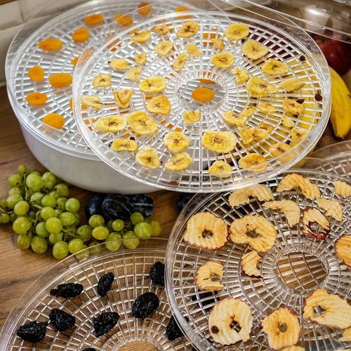 Droger voor paddenstoelen, fruit, groenten en kruiden 125 W - 11 ['voedseldrogers', ' paddenstoelendroger', ' fruitdroger', ' groentendrogen', ' vleesdrogen', ' groentendroger', ' voedsel drogen', ' eten drogen', ' keukendroger']