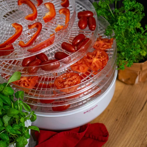 Droger voor paddenstoelen, fruit, groenten en kruiden 125 W - 13 ['voedseldrogers', ' paddenstoelendroger', ' fruitdroger', ' groentendrogen', ' vleesdrogen', ' groentendroger', ' voedsel drogen', ' eten drogen', ' keukendroger']
