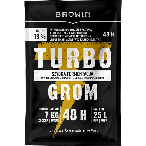 Drożdże gorzelnicze Turbo Grom 48h