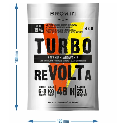 Drożdże gorzelnicze Turbo reVOLTa 48h - 4