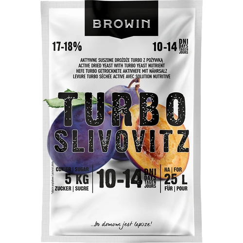 Drożdże gorzelnicze Turbo Slivovitz
