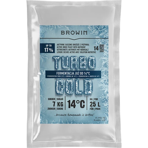 Drożdże Turbo Cold 120 g