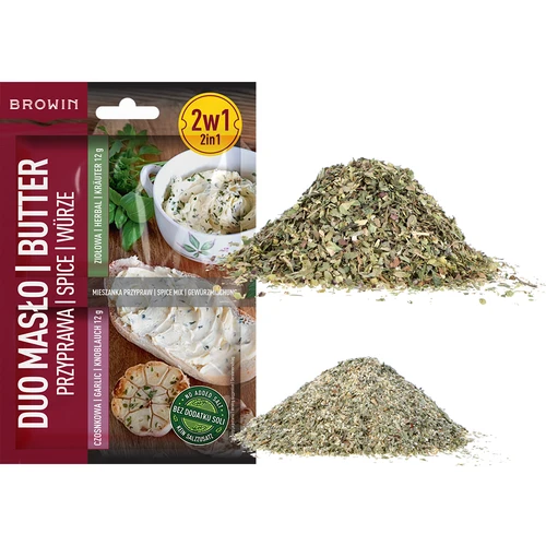 Duo Boter - knoflook- en kruidenkruiden 2 in 1, 2 x 12g - 3