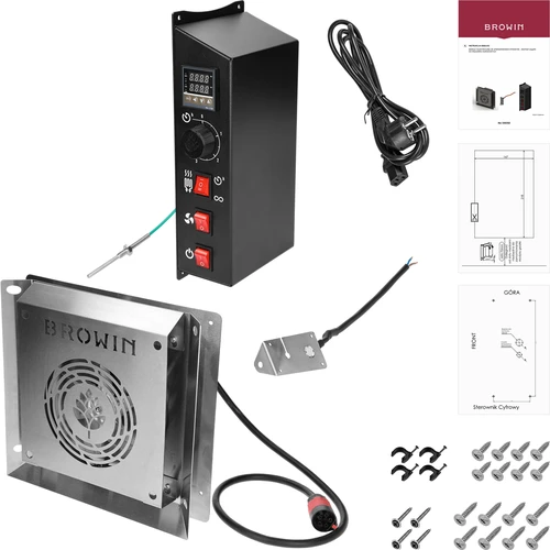 Elektrische modules met digitale controller - dragON set voor tuinrookovens - 2 ['elektrische modules voor rookovens', ' digitale controller voor rookovens', ' module set voor browin rookovens', ' modules voor dragon rookovens', ' dragon set voor tuinrookovens', ' rookbeheer', ' rookprocesbeheer', ' moderne rookoven', ' elektrische rookoven', ' tuinrookoven', ' comfortabel roken', ' rookoven verbetering', ' op afstand roken beheren', ' hoe te roken', ' roken met heteluchtcirculatie']